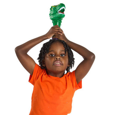 Two's Company T-Rex LED Illuminating Bubble Wand Blower