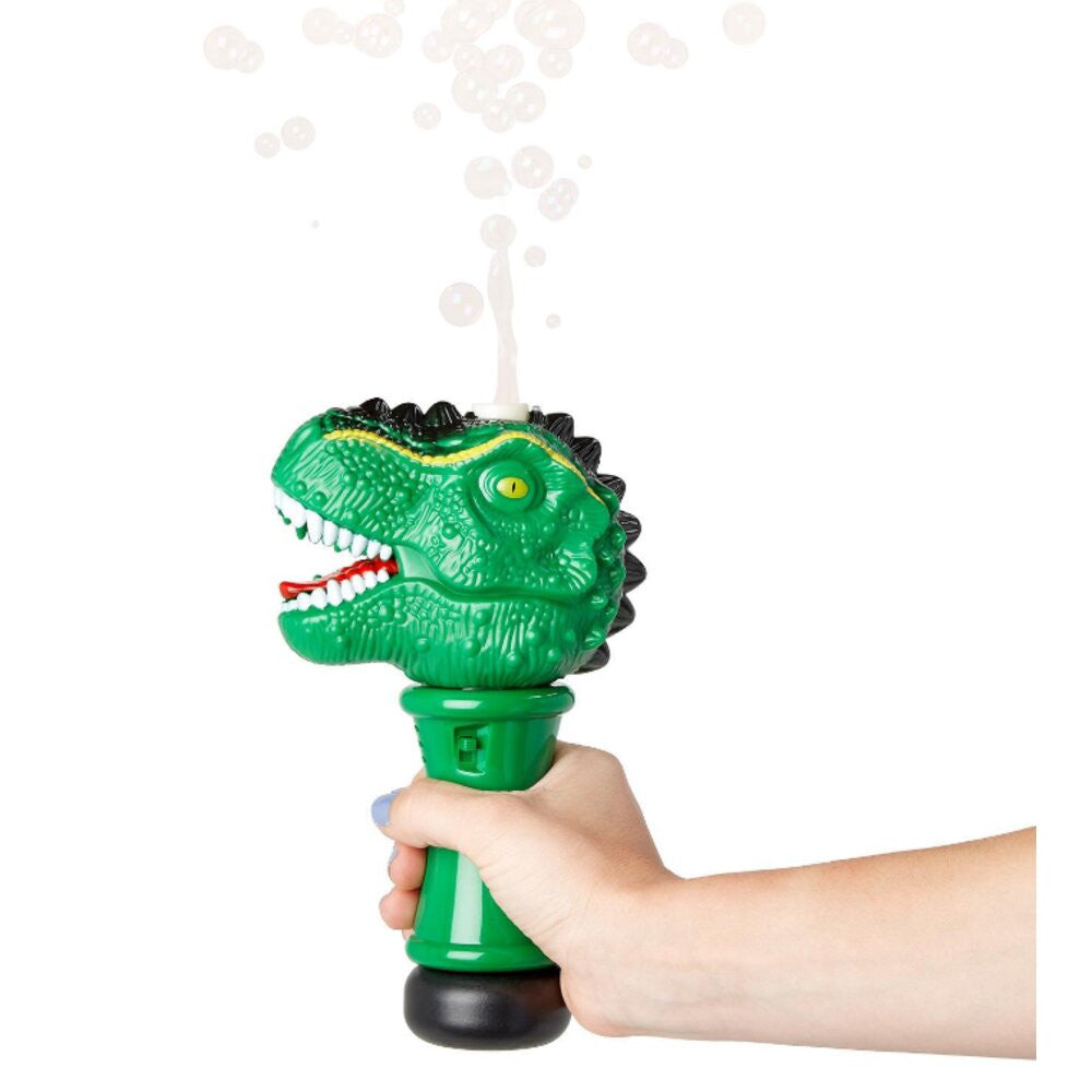 Two's Company T-Rex LED Illuminating Bubble Wand Blower