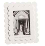 Mud Pie This Day Forward Scallop Frame