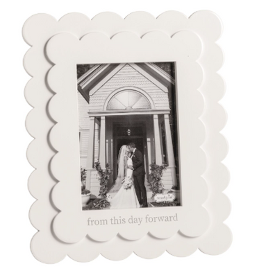 Mud Pie This Day Forward Scallop Frame