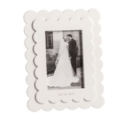 Mud Pie Mr. & Mrs. Scallop Frame