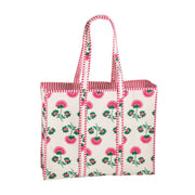 Mud Pie Peony Block Print Tote