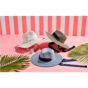 Mud Pie Women's Striped Ribbon Hats