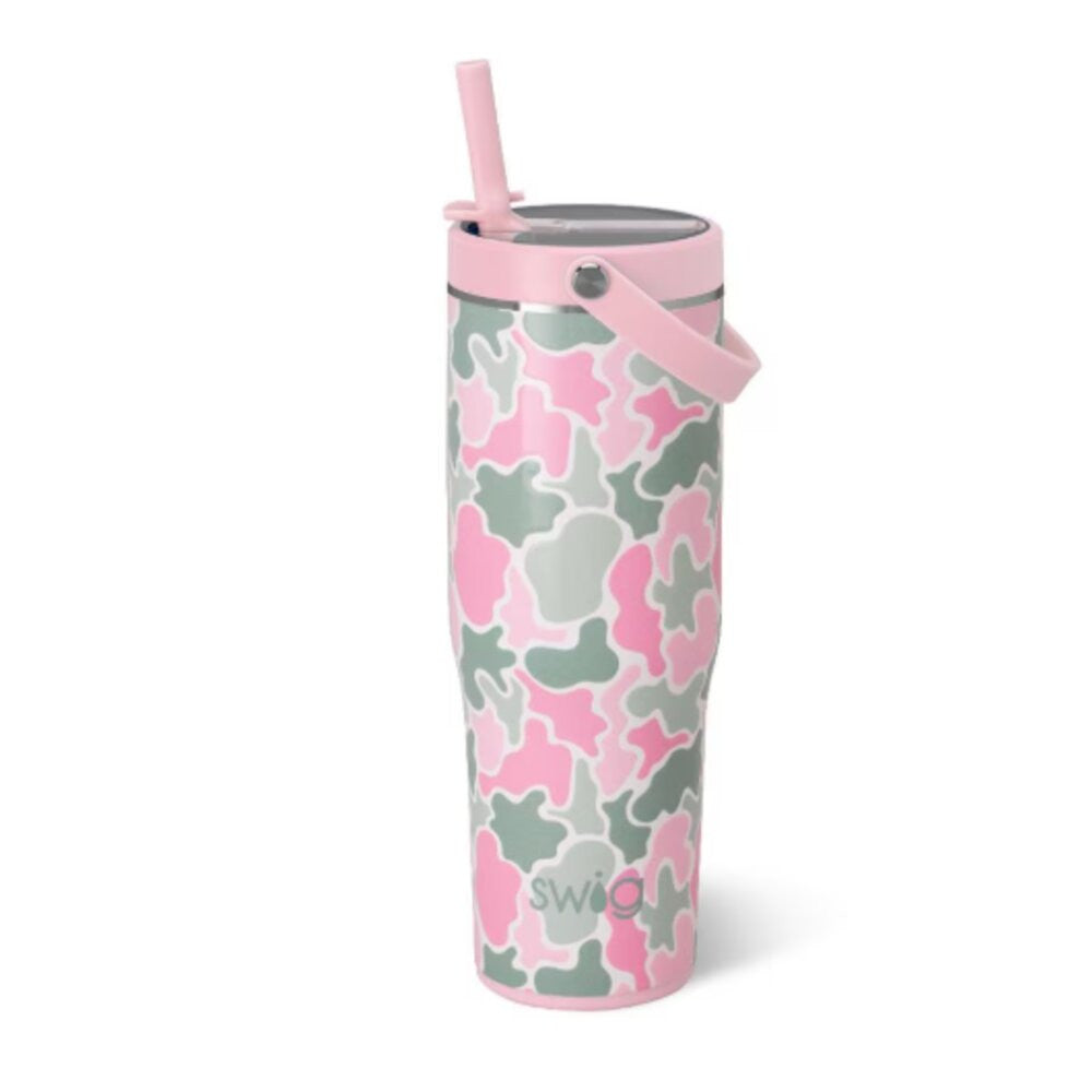 Swig Life Blushing Camo Leakproof To-Go Tumbler 30oz
