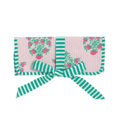 Mud Pie Blush Block Print Jewelry Roll