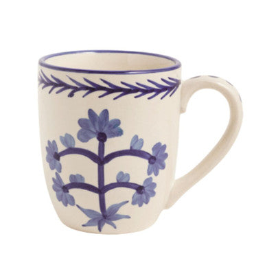 Mud Pie Blue Cornflower Mug