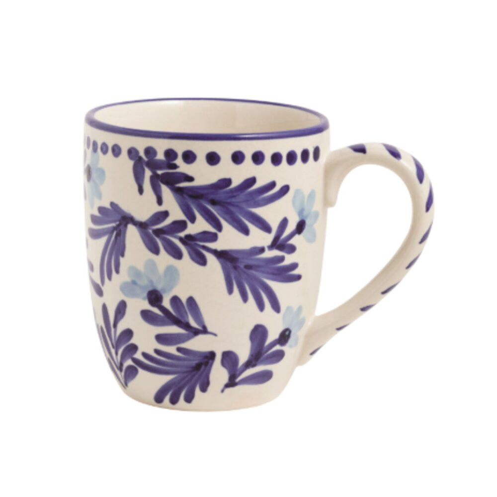 Mud Pie Blue Vine Mug