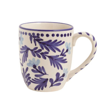 Mud Pie Blue Vine Mug
