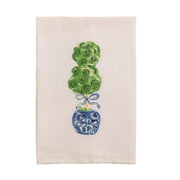Mud Pie Painted Single Topiary Towel