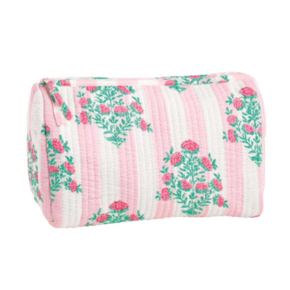Mud Pie Dahlia Pink Block Print Case