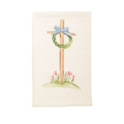 Mud Pie Church with Wreath Easter Towel