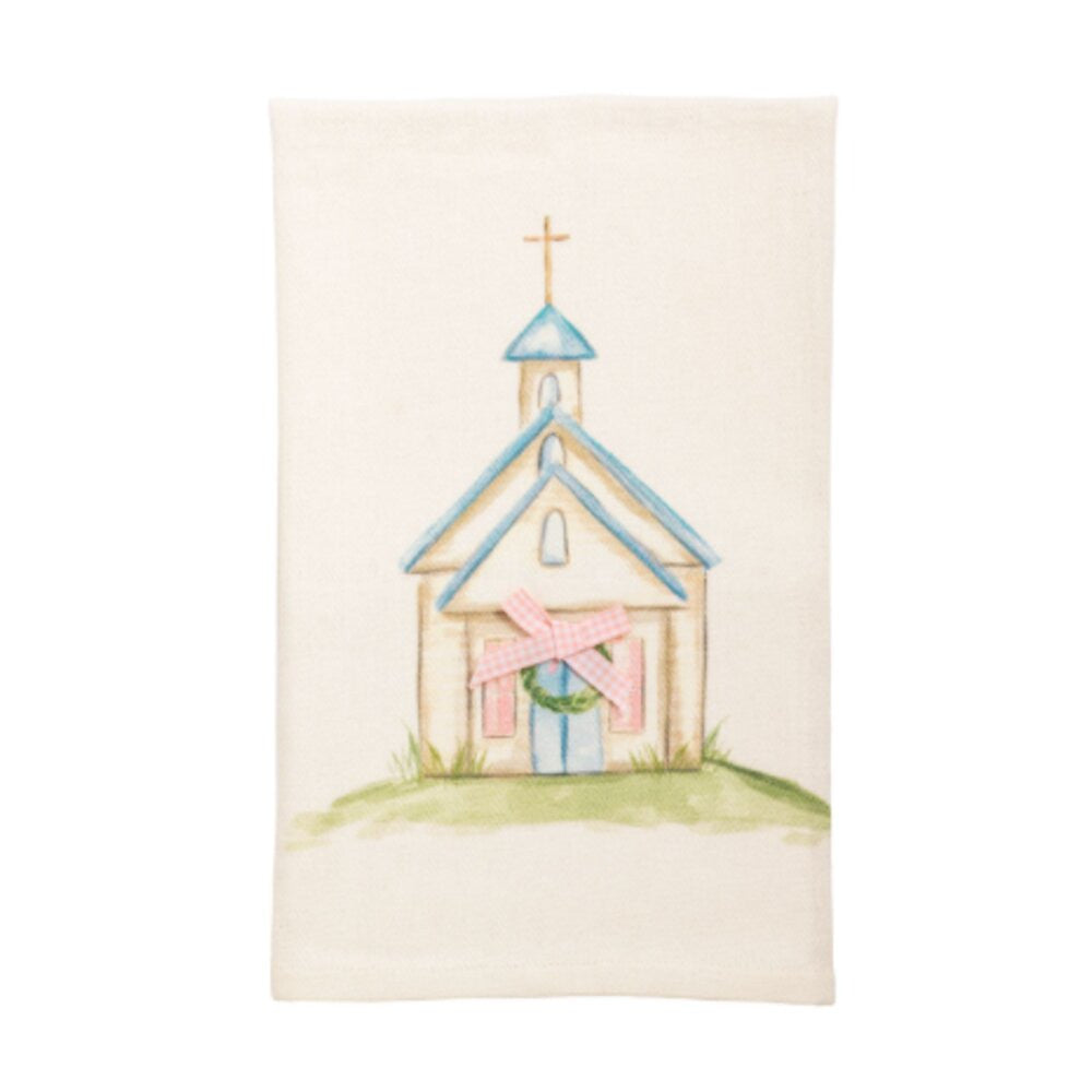 Mud Pie Church Easter Towel