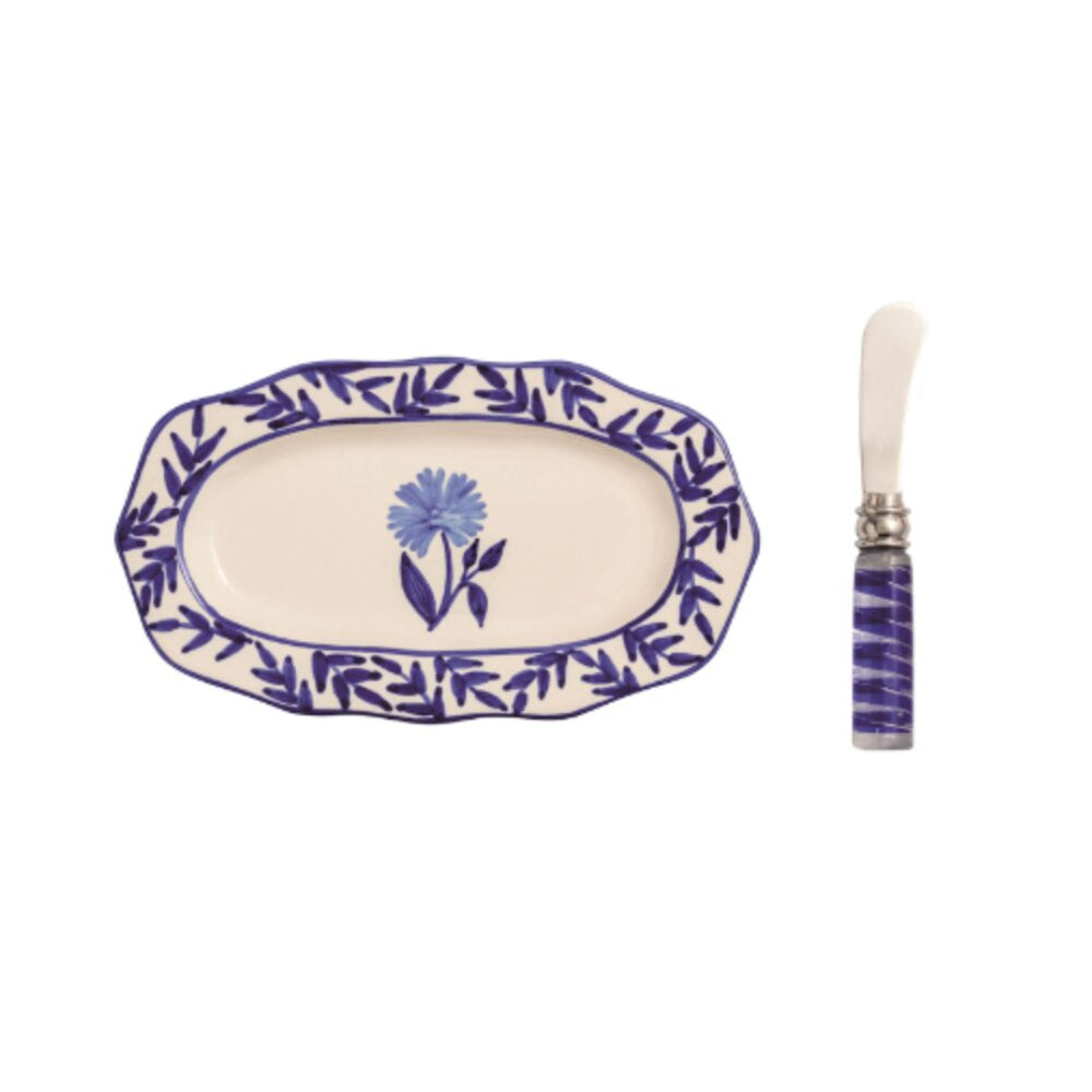 Mud Pie Vine Border Everything Plate