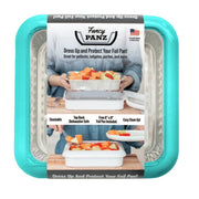 Fancy Panz Square Set 8x8 Pan Frame w/Lid & Serving Spoon - Aqua
