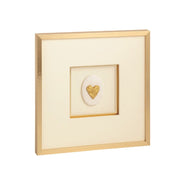 Mud Pie Framed Intaglio Heart Wall Art