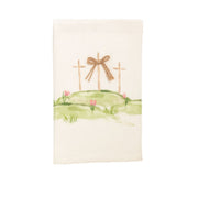 Mud Pie Three Crosses Easter Towel