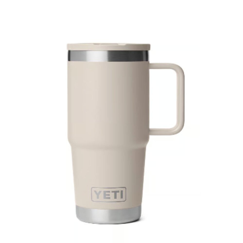 YETI Rambler 20 oz Cape Taupe BPA Free Travel Straw Mug
