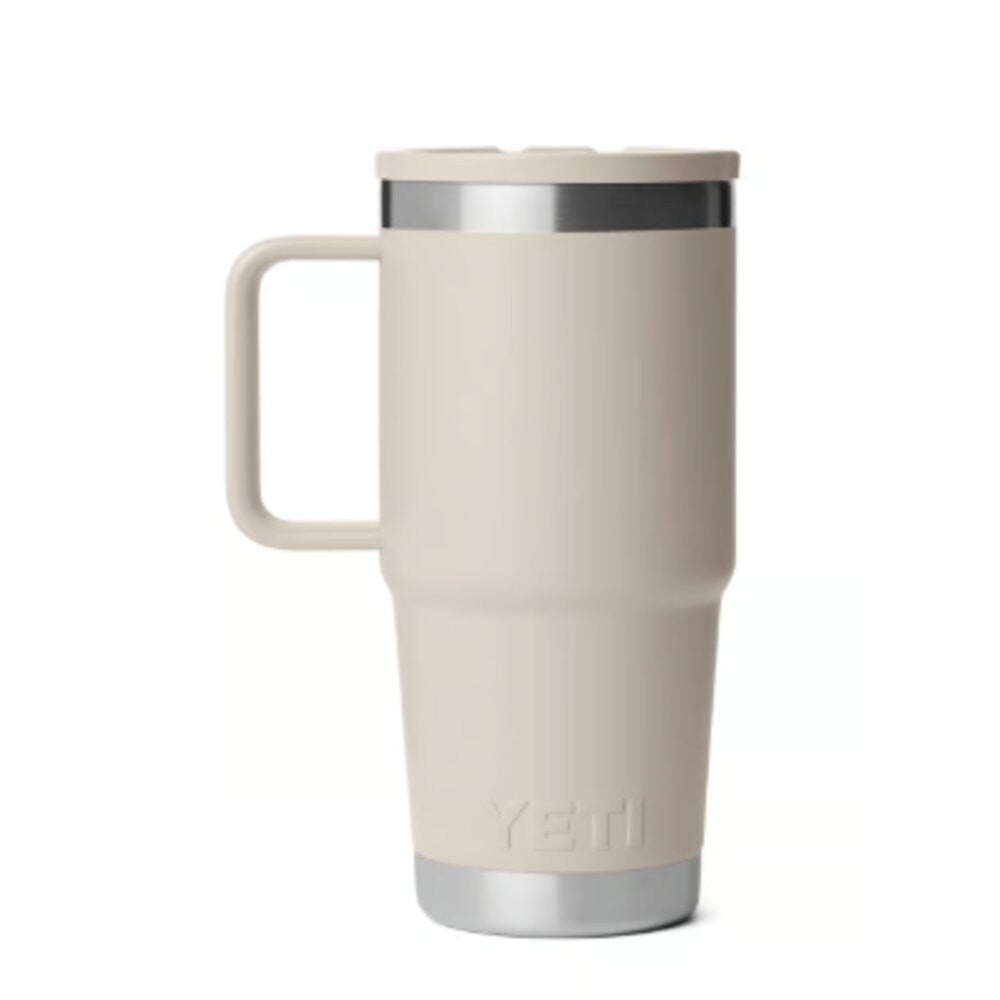 YETI Rambler 20 oz Cape Taupe BPA Free Travel Straw Mug