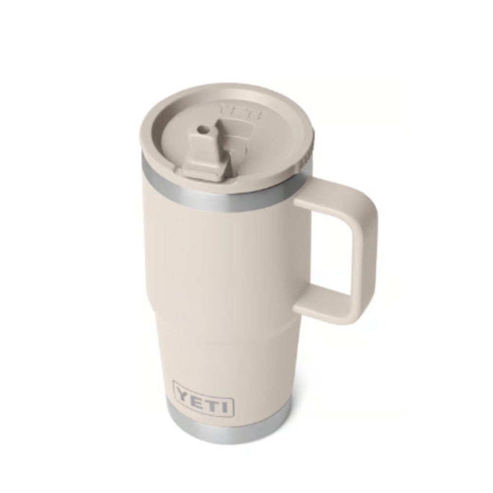 YETI Rambler 20 oz Cape Taupe BPA Free Travel Straw Mug