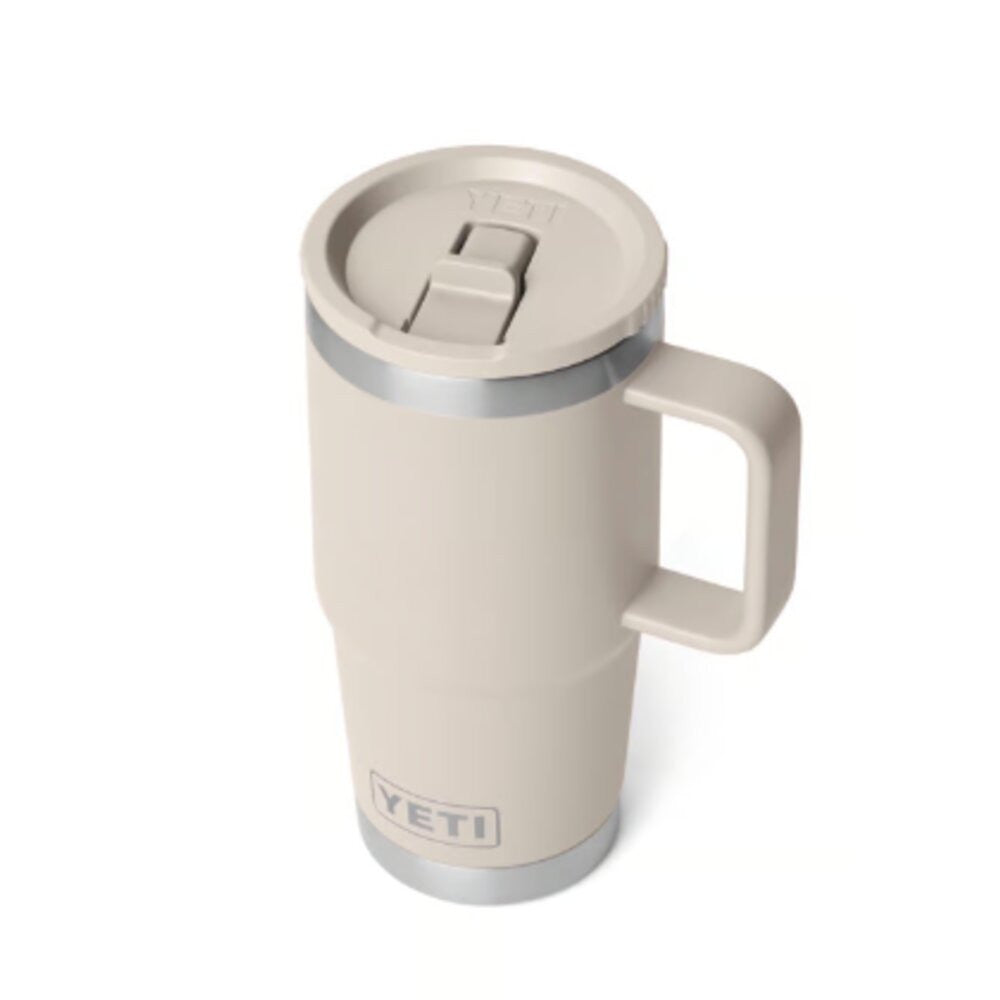 YETI Rambler 20 oz Cape Taupe BPA Free Travel Straw Mug