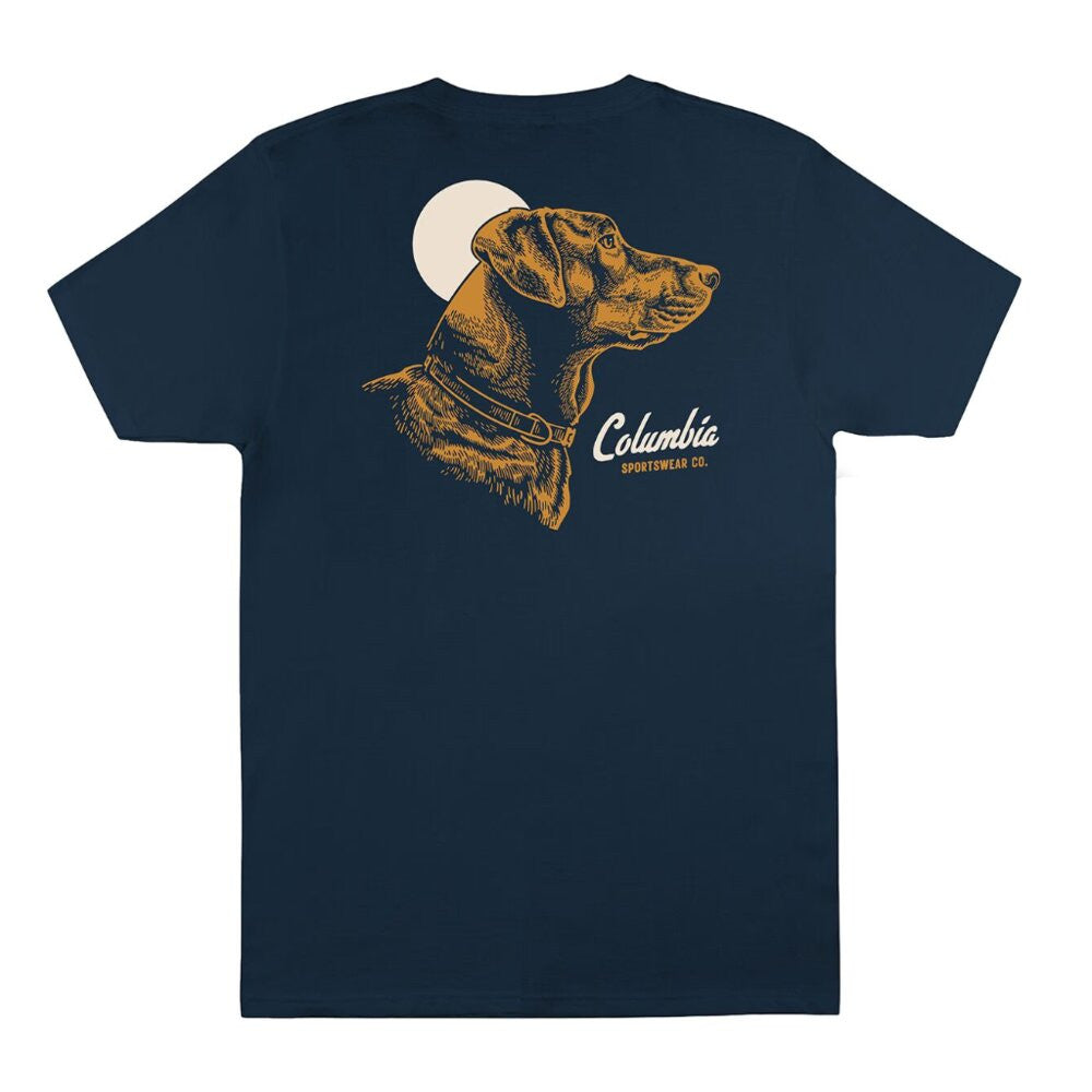 Columbia Men's Huckleberry Tee- Columbia Navy