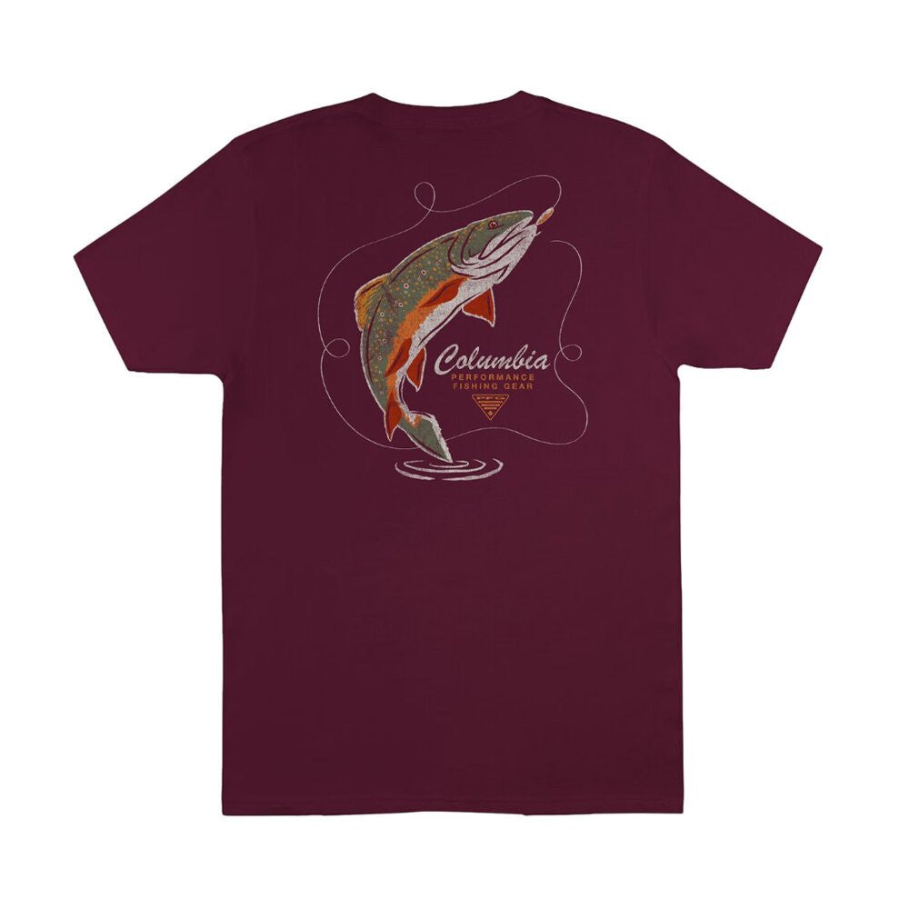 Columbia Men's Brookie Tee - Wine