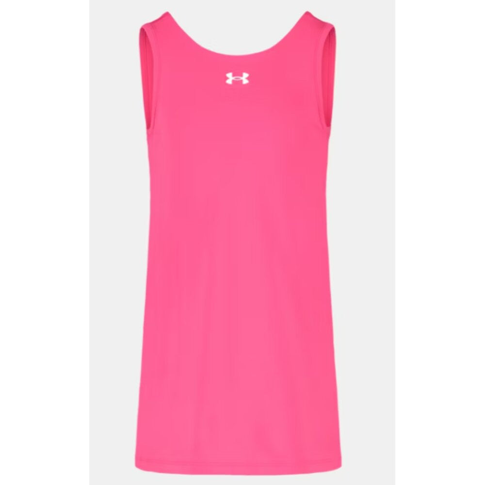 Under Armour Girls Athletic Dress - Pink Rave/White