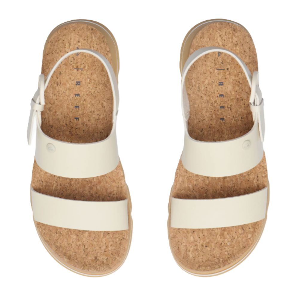 Reef Vista Luxe Liah Women's Platform Sandal - White/Tan
