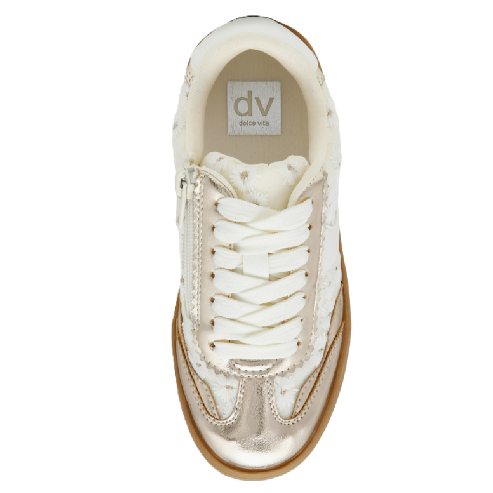 Dolce Vita Girls' Valor Sneaker - Ivory Floral