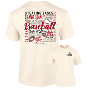 Southernology Women's Baseball Sayings Tee - Ivory