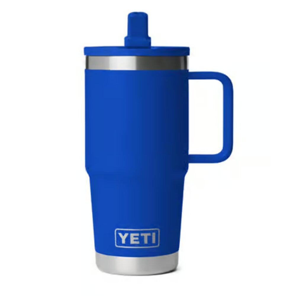 Yeti 20oz Rambler Travel Straw Mug - Royal Blue