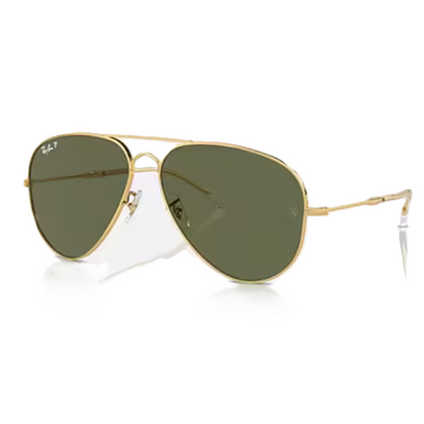 Ray-Ban Cockpit Aviator Sunglasses – Arista Gold Frame with Green G-15 Lens