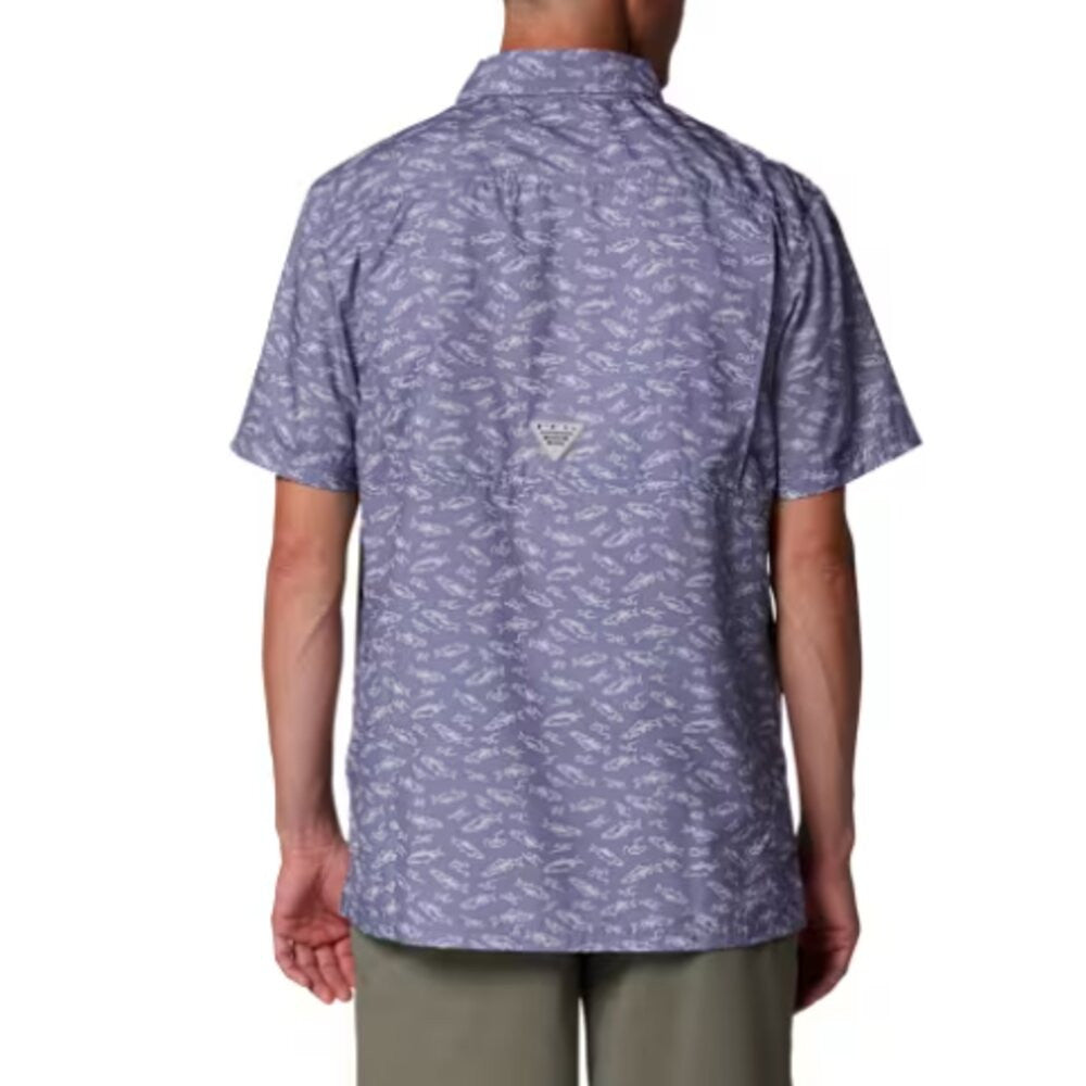 Columbia Men's Super Slack Tide Camp Shirt - New Moon NW Catch