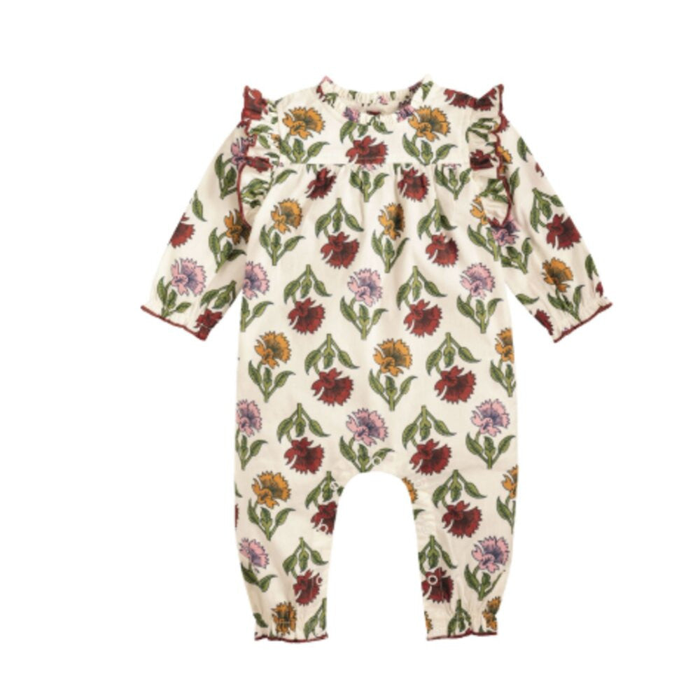 Mud Pie Infant Girls Multi-Floral One Piece