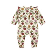 Mud Pie Infant Girls Multi-Floral One Piece