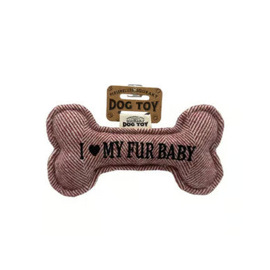 History and Heraldry I Love My Fur Baby Squeaky Dog Toy