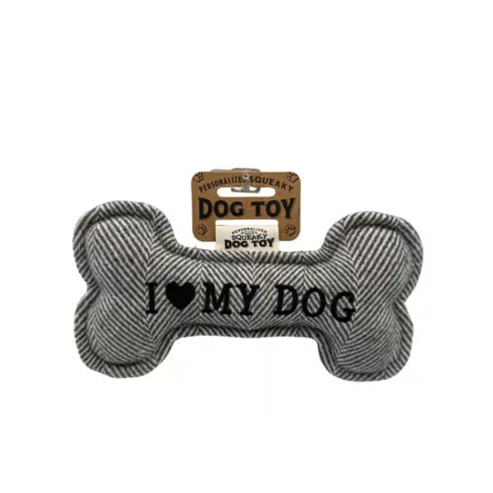 History and Heraldry I Love My Dog Squeaky Dog Toy
