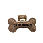 History and Heraldry I Love My Human Squeaky Dog Toy