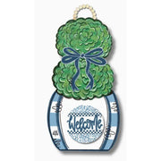DK Designs Blue & White Topiary Mini Hanger