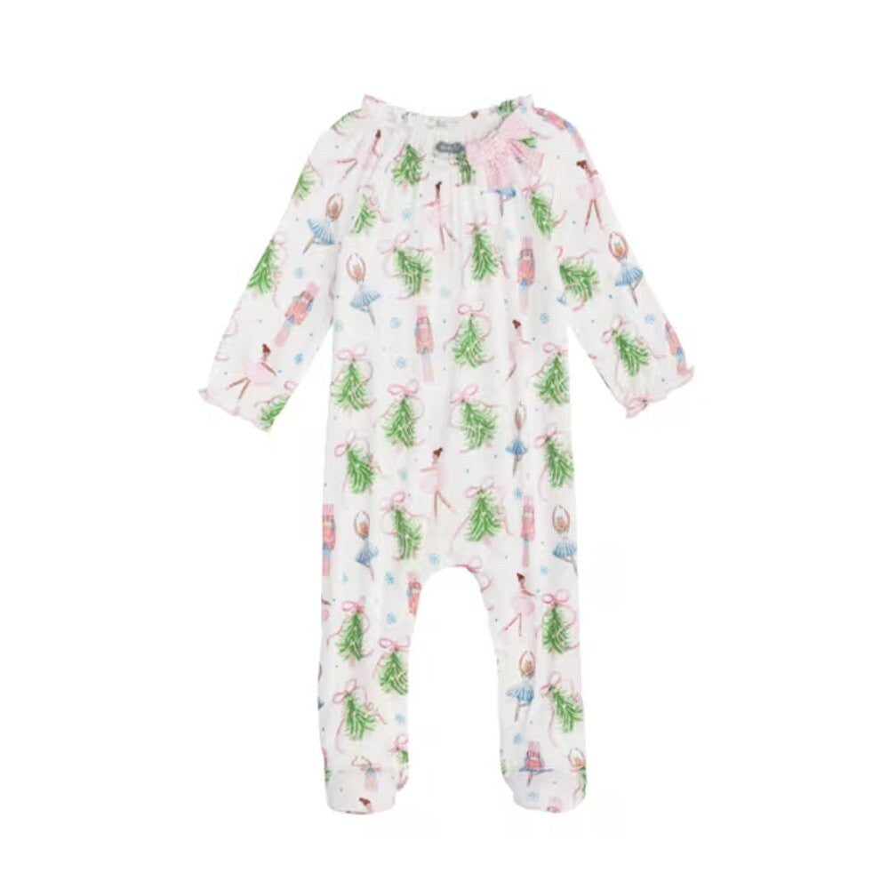 Mud Pie Infant Christmas Tree Bow Baby Sleeper