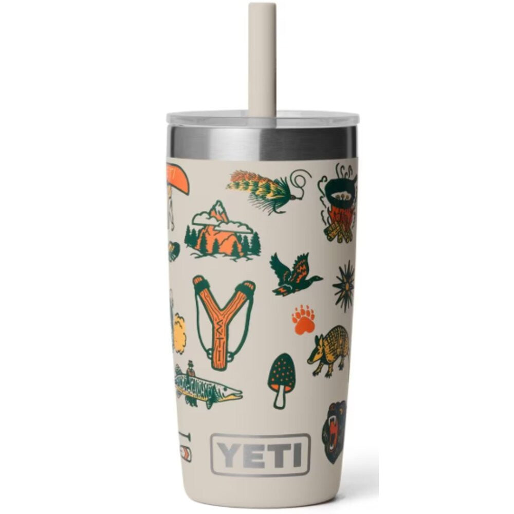 Yeti Rambler Jr. 10oz Tumbler Cape Taupe Summer Camp