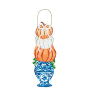 Mud Pie Pumpkin Topiary Door Hanger