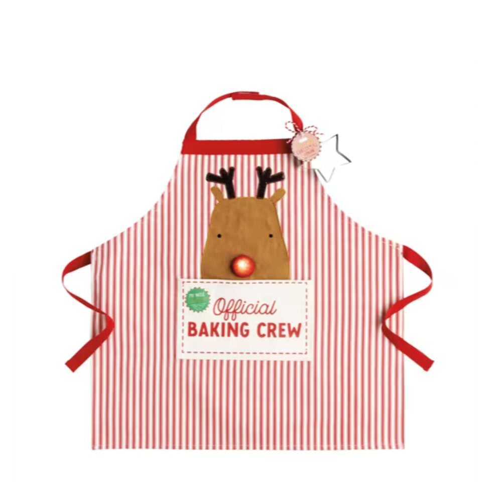 Mud Pie Reindeer Light Up Apron Set