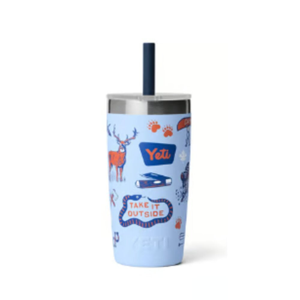 Yeti Rambler Jr. 10oz Kids Cup with Silicone Straw - Big Sky Summer Camp