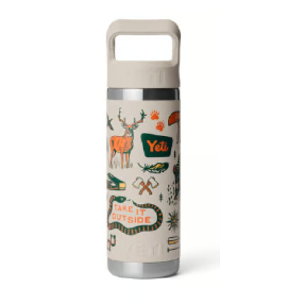 Yeti Rambler 18oz Bottle with Straw Cap - Cape Summer Camp