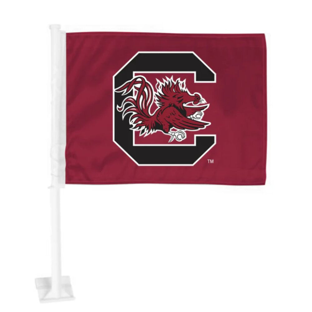 Logo University of South Carolina Car Flag