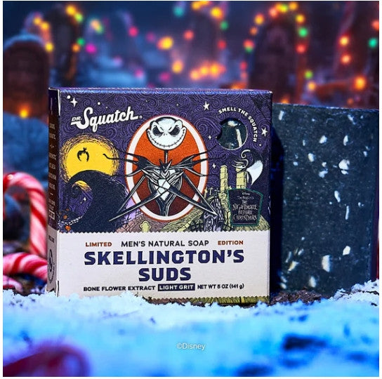 Dr. Squatch Bar Soap Skellington's Suds