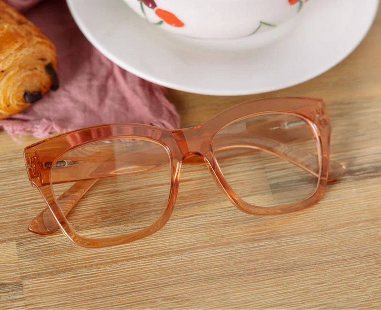 Peepers Shine On Reading Glasses – Peach