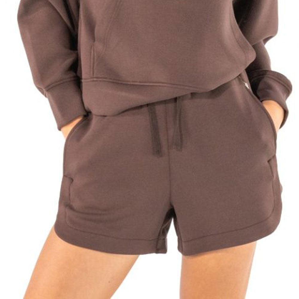 Simply Southern Women's Lounge Shorts - Coffee