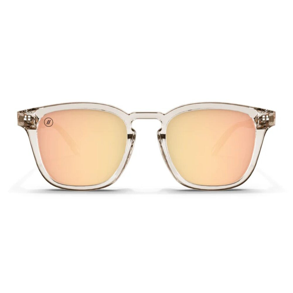 Blenders Sydney Polarized Sunglasses – Sweet Diva - Gloss Crystal Grey Frame/Champagne Mirror
